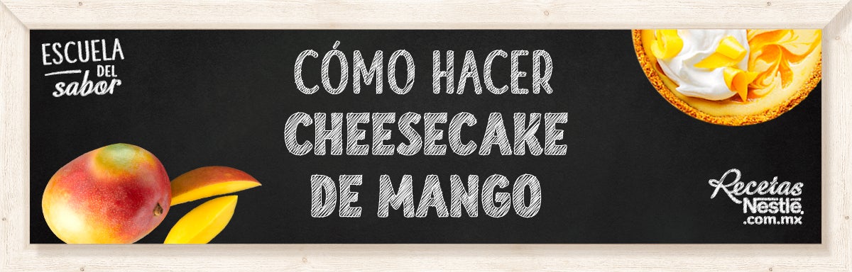 Cómo hacer cheesecake de mango