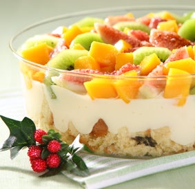 Pavé de Panettone y Frutas