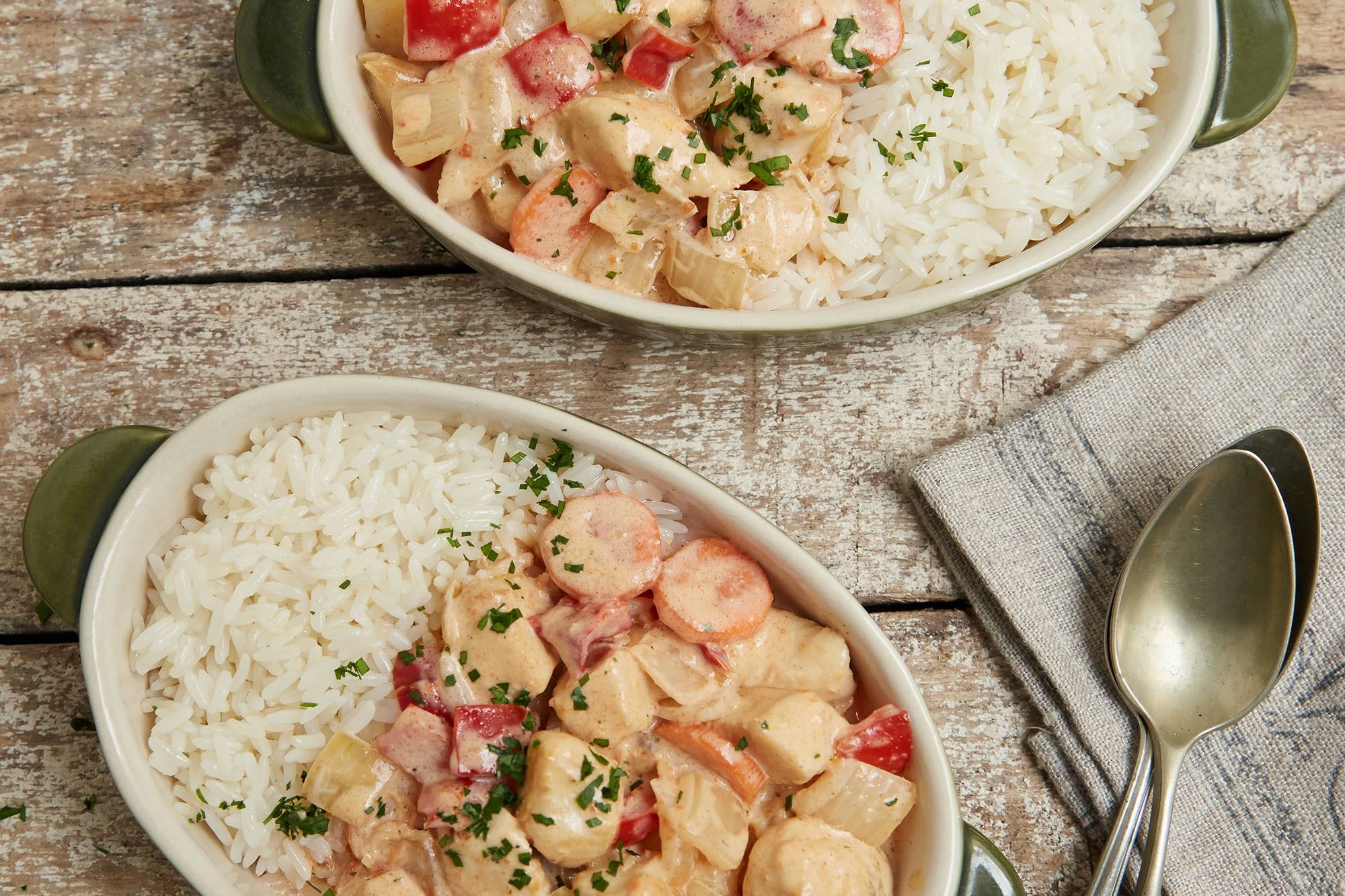 Cazuela de pollo con arroz