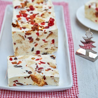 Postre Helado Navideño