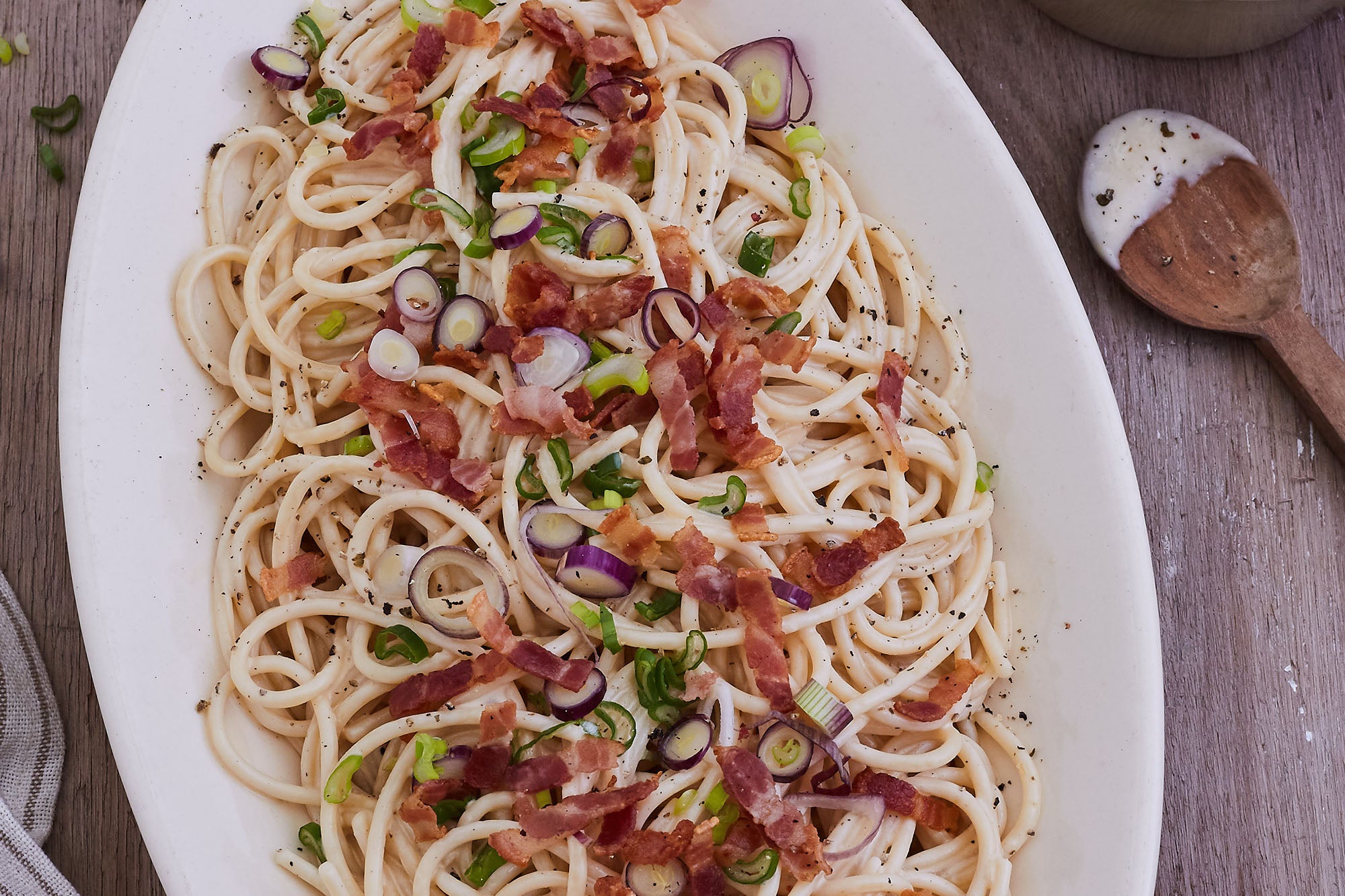 Pastas a la panceta