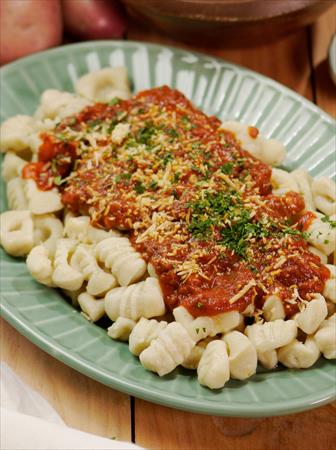 Gnocchi con Salsa Tuco Maggi