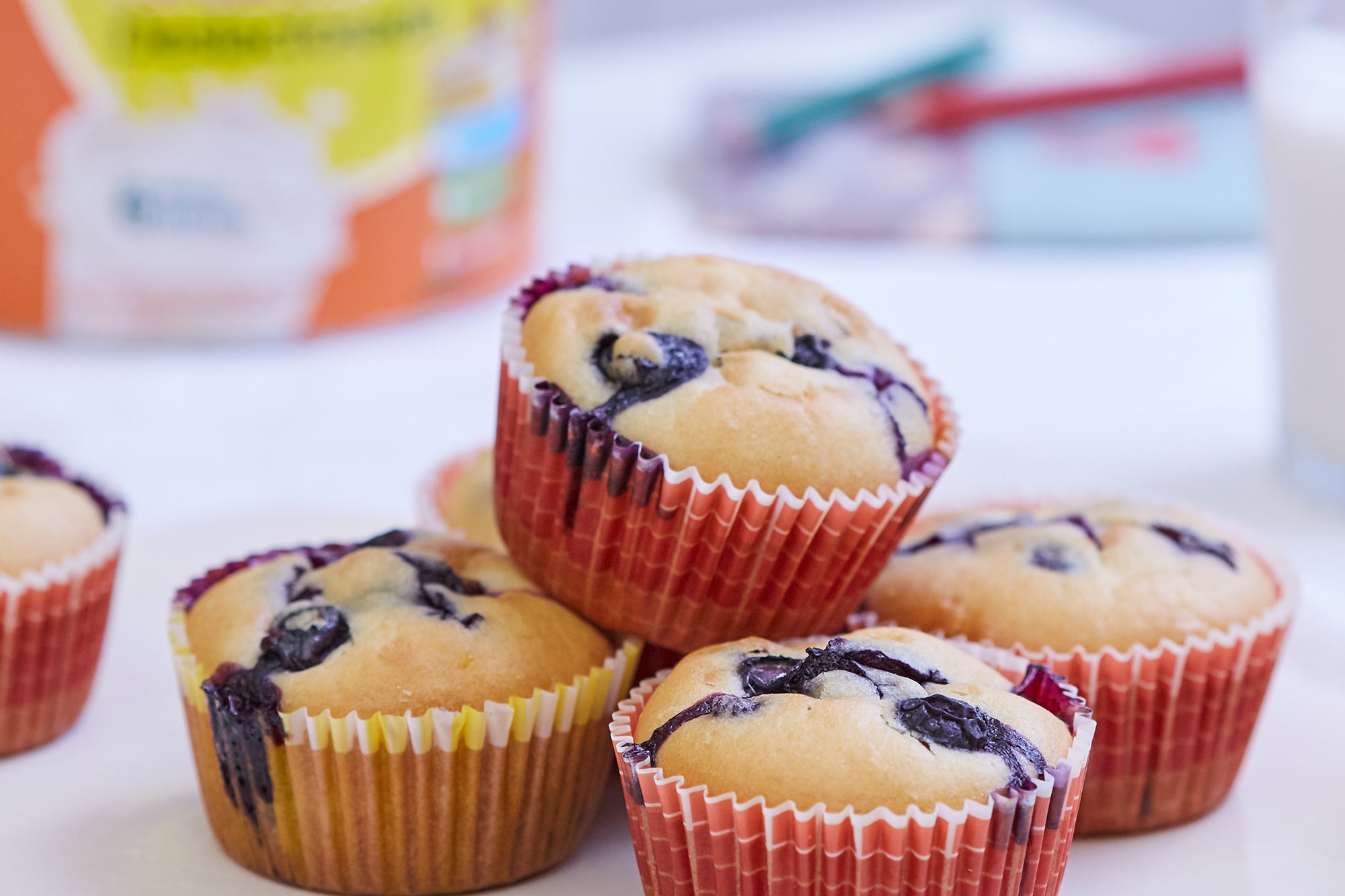 Muffins con arándanos