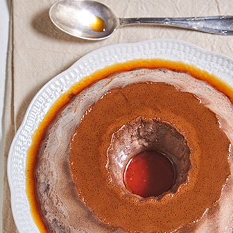 Flan de Cacao