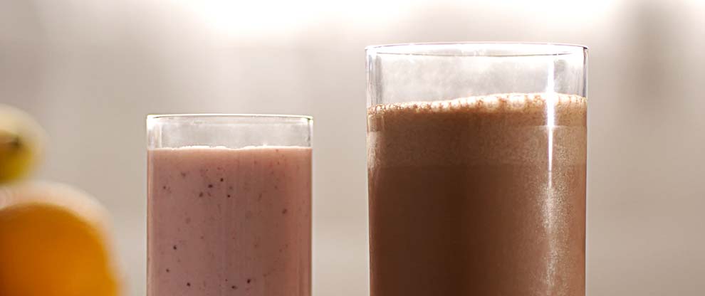 Trago con frutilla y Leche Condensada