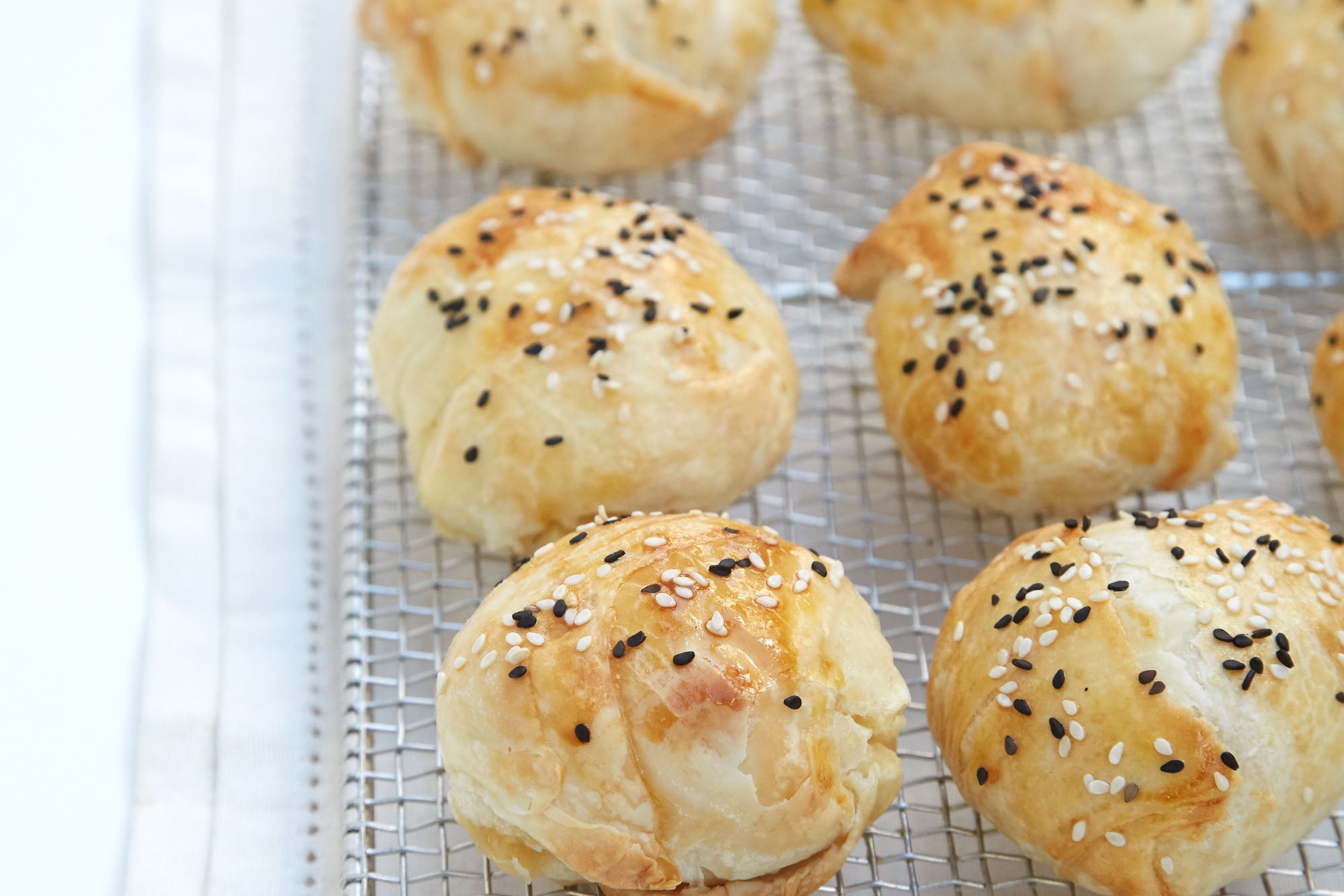 Bollitos de papa y cebolla
