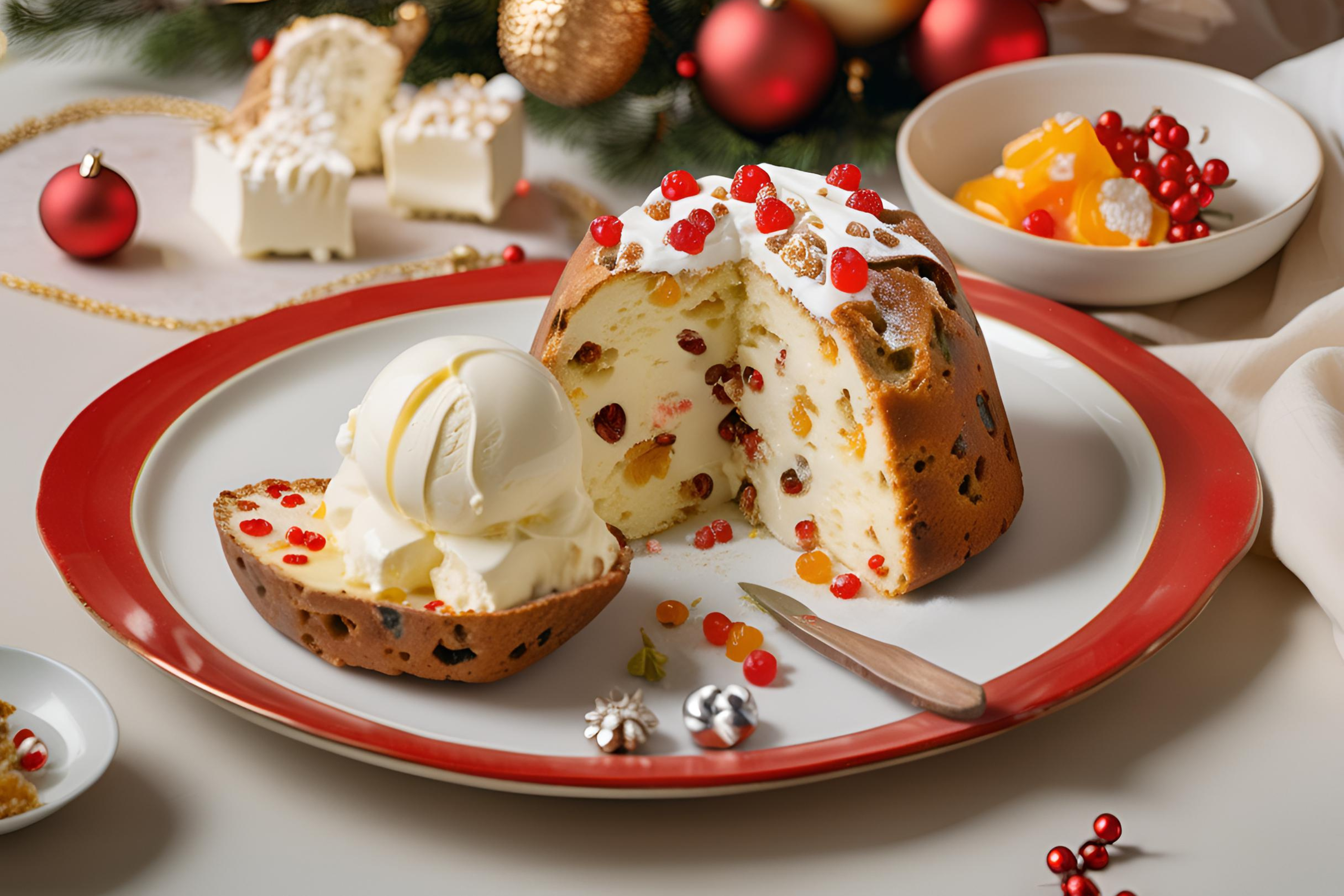 Panettone Encantado con Helado