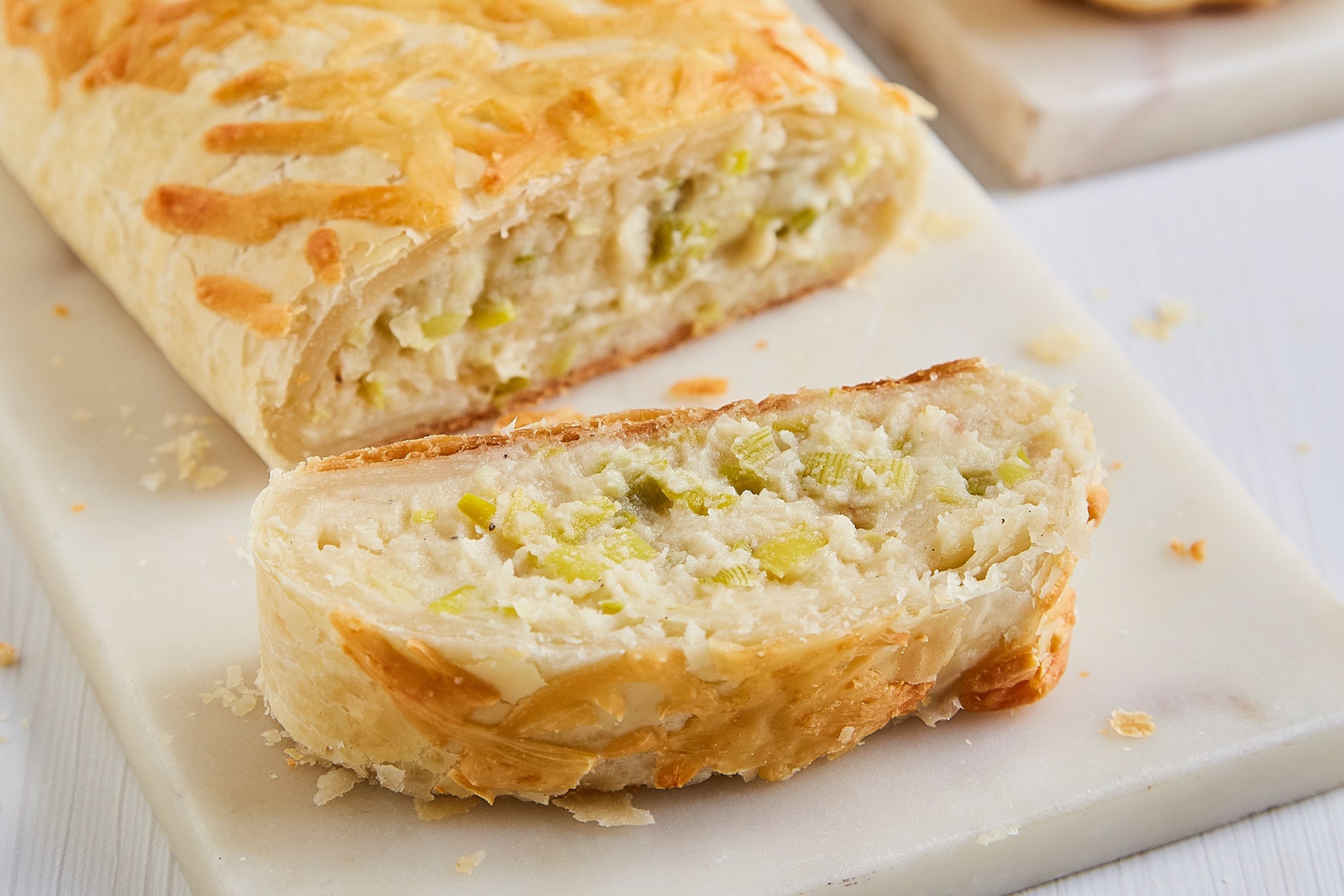 Strudel de Puerros y Papas