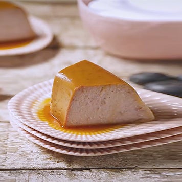 Flan de Frambuesas