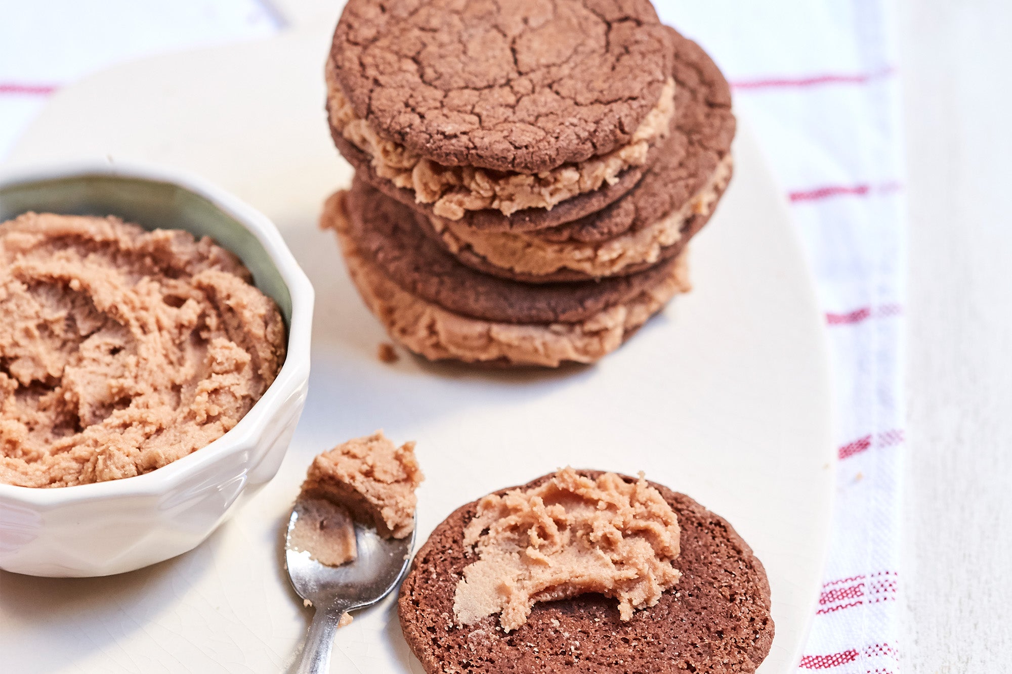 Cookies rellenas de chocolate