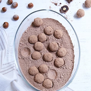 Trufas de Chocolate y Avellanas