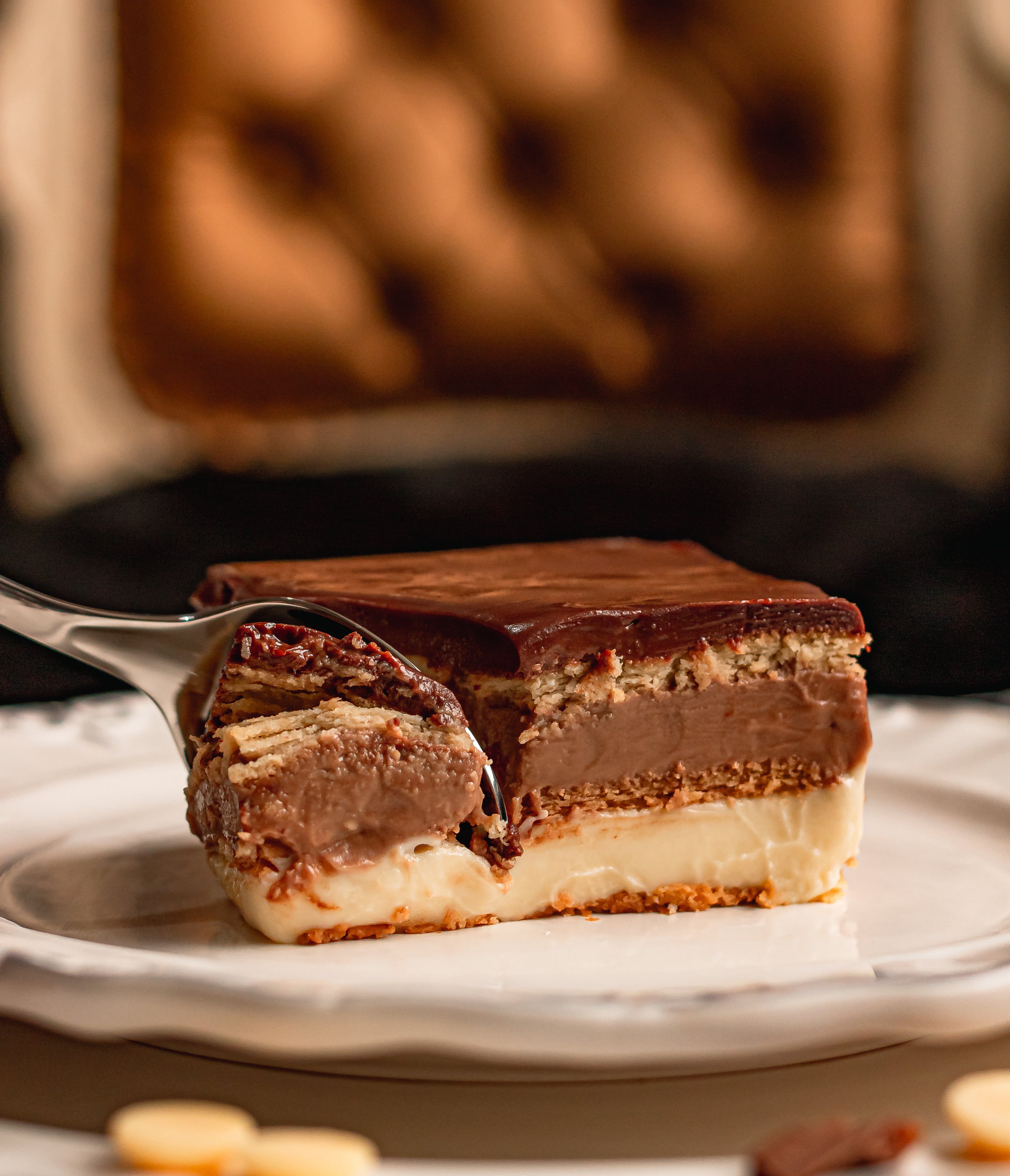 Receta de pavé de chocolate sin lactosa