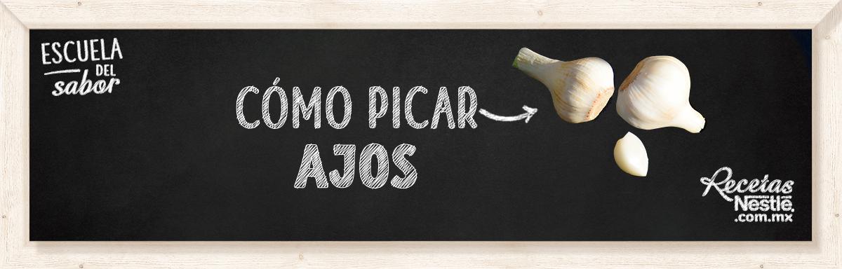 Cómo picar ajos