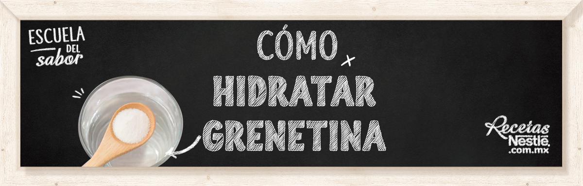 Cómo hidratar grenetina 