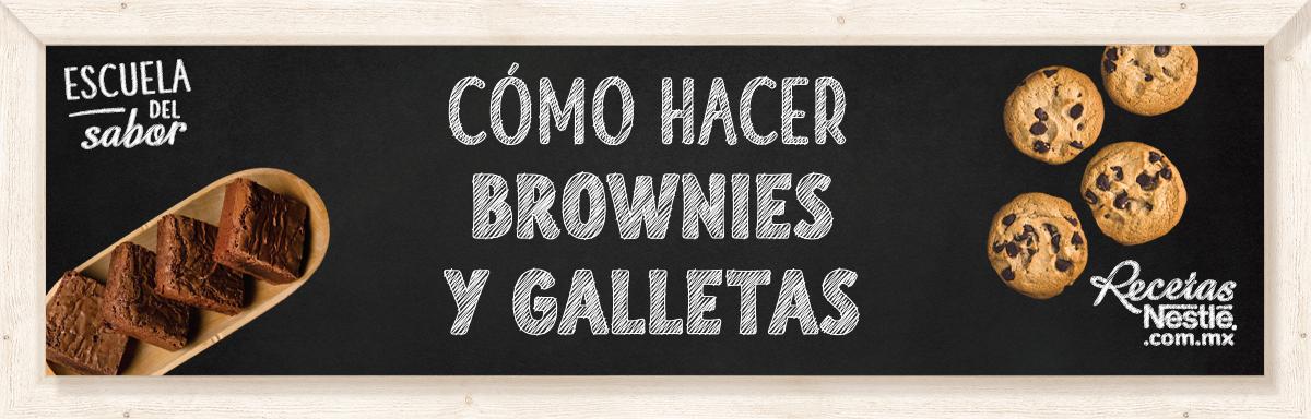 Cómo hacer brownies y galletas