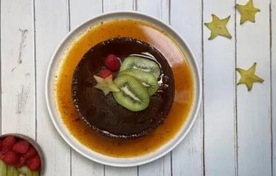 Flan de Chocolate en Air Fryer Flan de Chocolate en Air Fryer