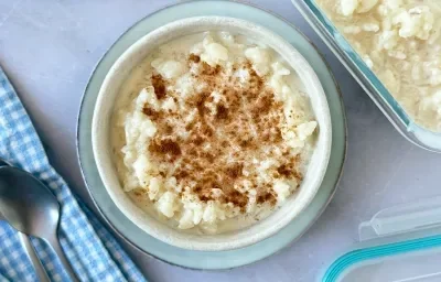 Arroz con leche en freidora de aire 4-5