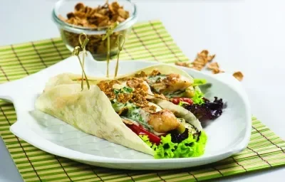Wrap de Surubí Wrap de Surubí