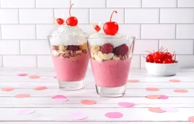 VASO ENAMORADO preparado con Leche Condensada LA LECHERA®