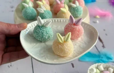 Mini brigadeiros de coco para Pascua PRINCIPAL HORIZONTAL