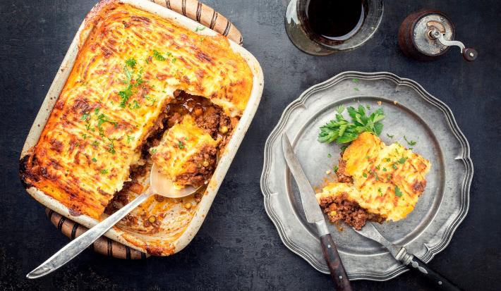 Pastel de papas y carne