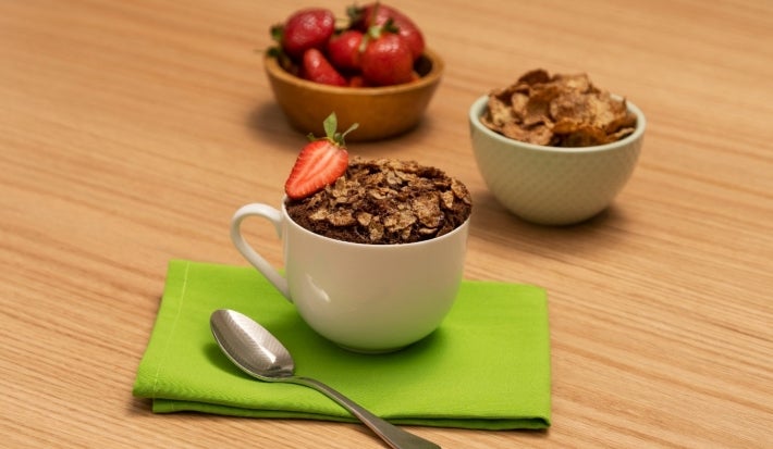Mugcake con cereal Mugcake con cereal