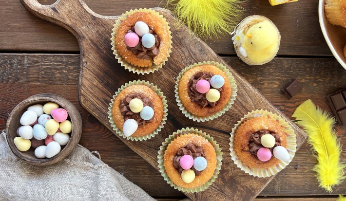 Nidos de Pascua con crema de chocolate y mascarpone PRINCIPAL HORIZONTAL