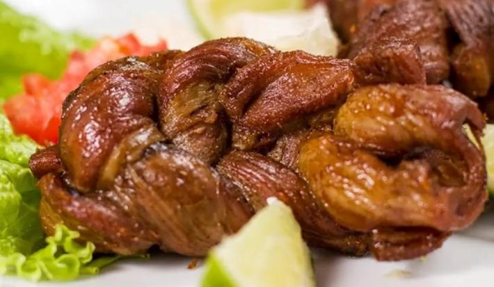 Chicharõ trenzado