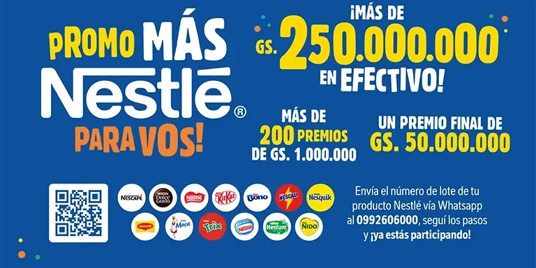 Promo Más Nestlé para vos